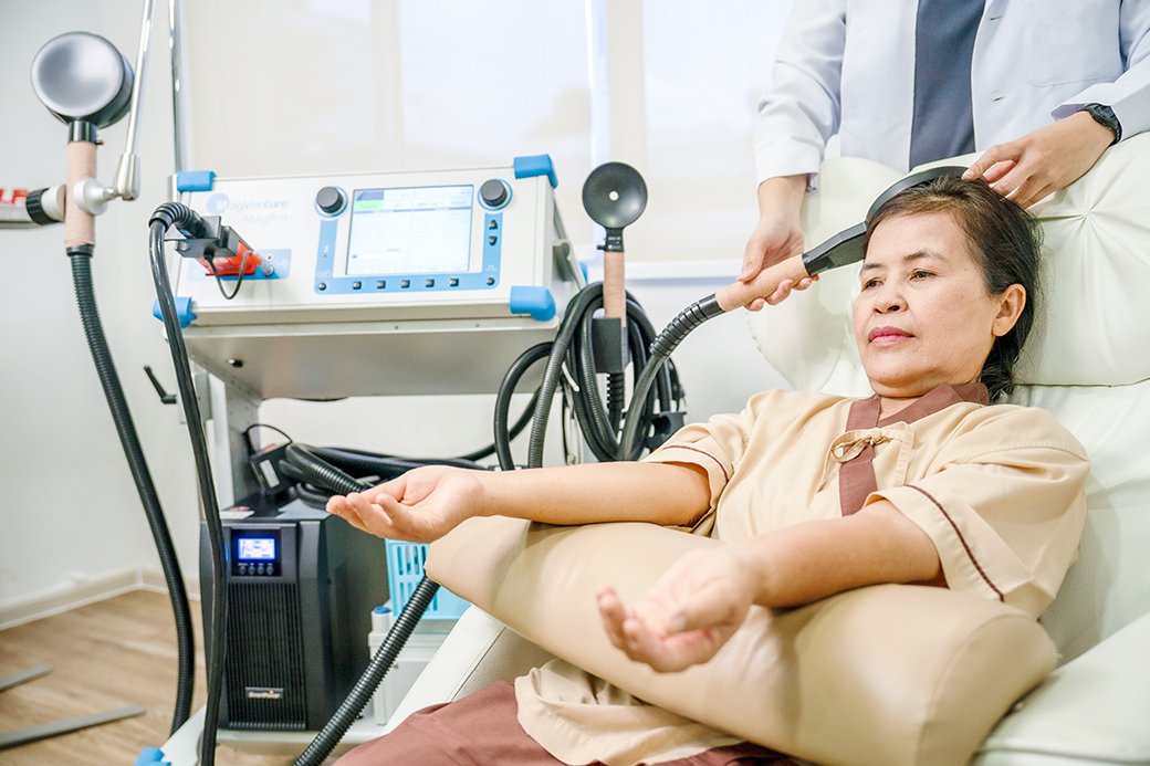 TMS ฟื้นฟูโรคหลอดเลือดสมอง